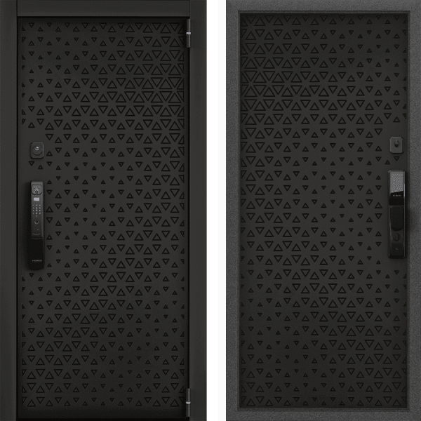 Входная дверь SMART Cyber PRO PP CBR-20 Черная шагрень