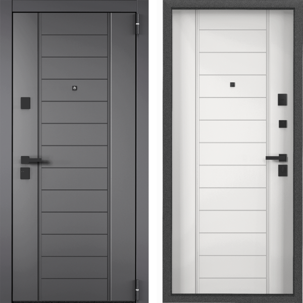 Дверь Торекс Ultimatum PRO PP UT-L3 Холст вулканический / Белый