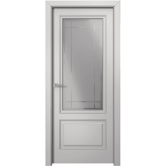 Межкомнатная дверь Bafa Bianca 2 ПО Эмаль CLEAR