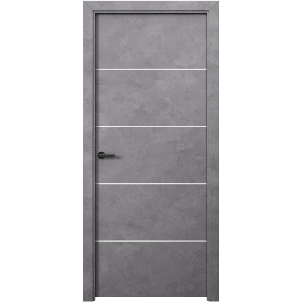 Межкомнатная дверь Bafa Matrix M5 ПГ CT Beton Blue