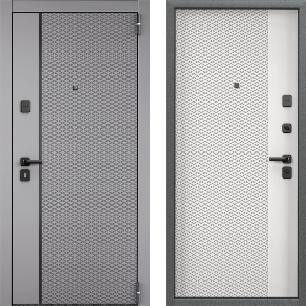 Дверь Торекс Delta Pro PP Гриджио D-DL11 / Белый D6-DL1